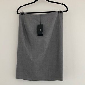 NWT Boss Hugo Boss Vilina Gray Pencil Skirt- Size 6